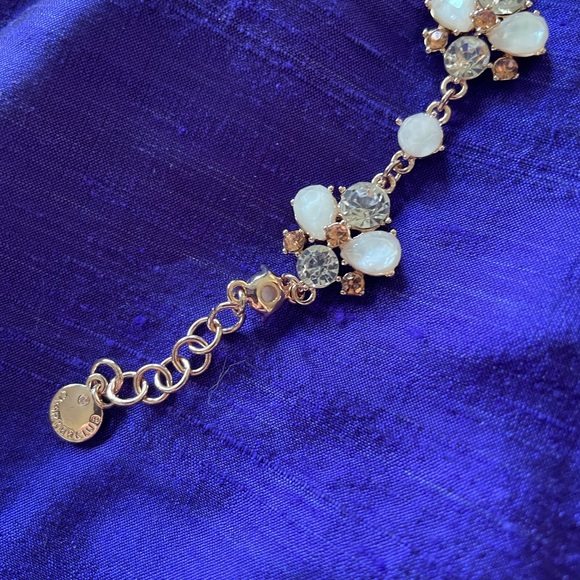 Beautiful bracelet with crystals and faux opals - Picture 2 of 7